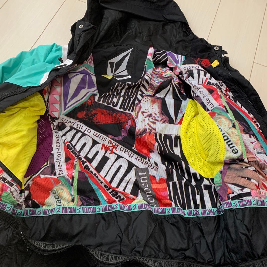 スノーボードジャケット 女性用 ブラック/ミント