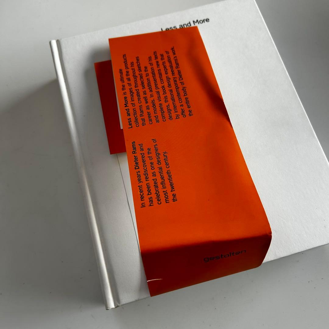 美品 帯付 Less and more Dieter Rams ディーターラムス