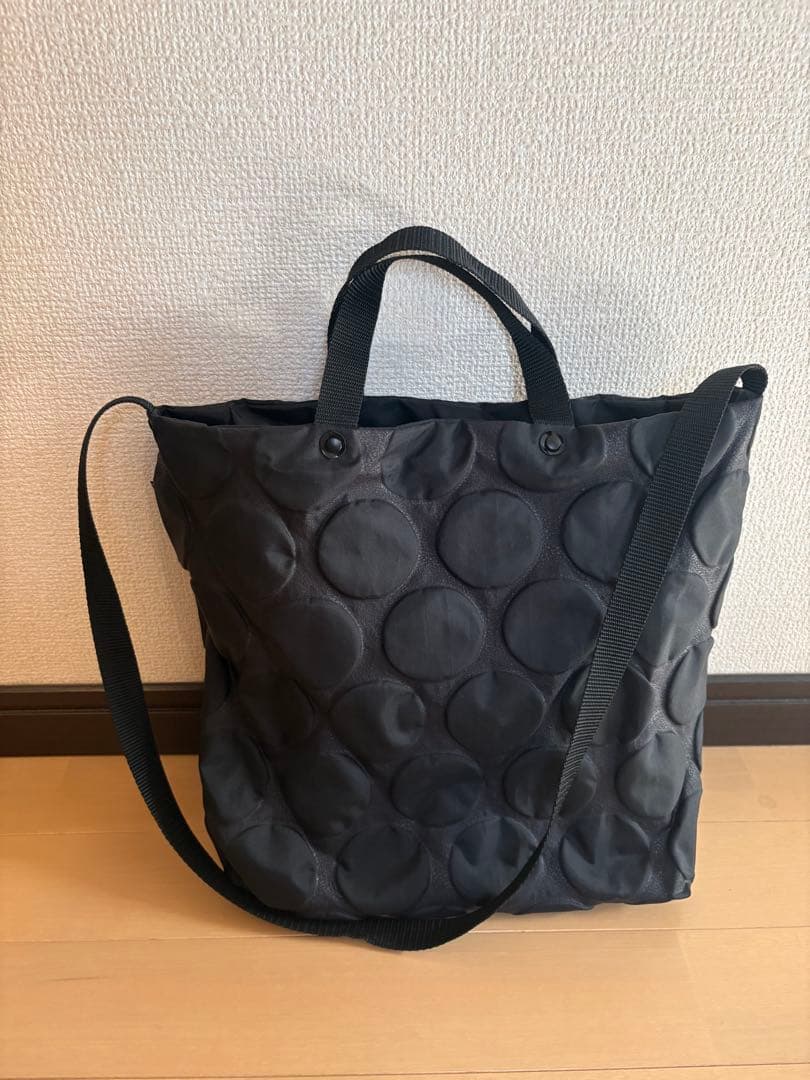 ビームス　【別注】BAG'n'NOUN ドット バッグ　黒【美品】