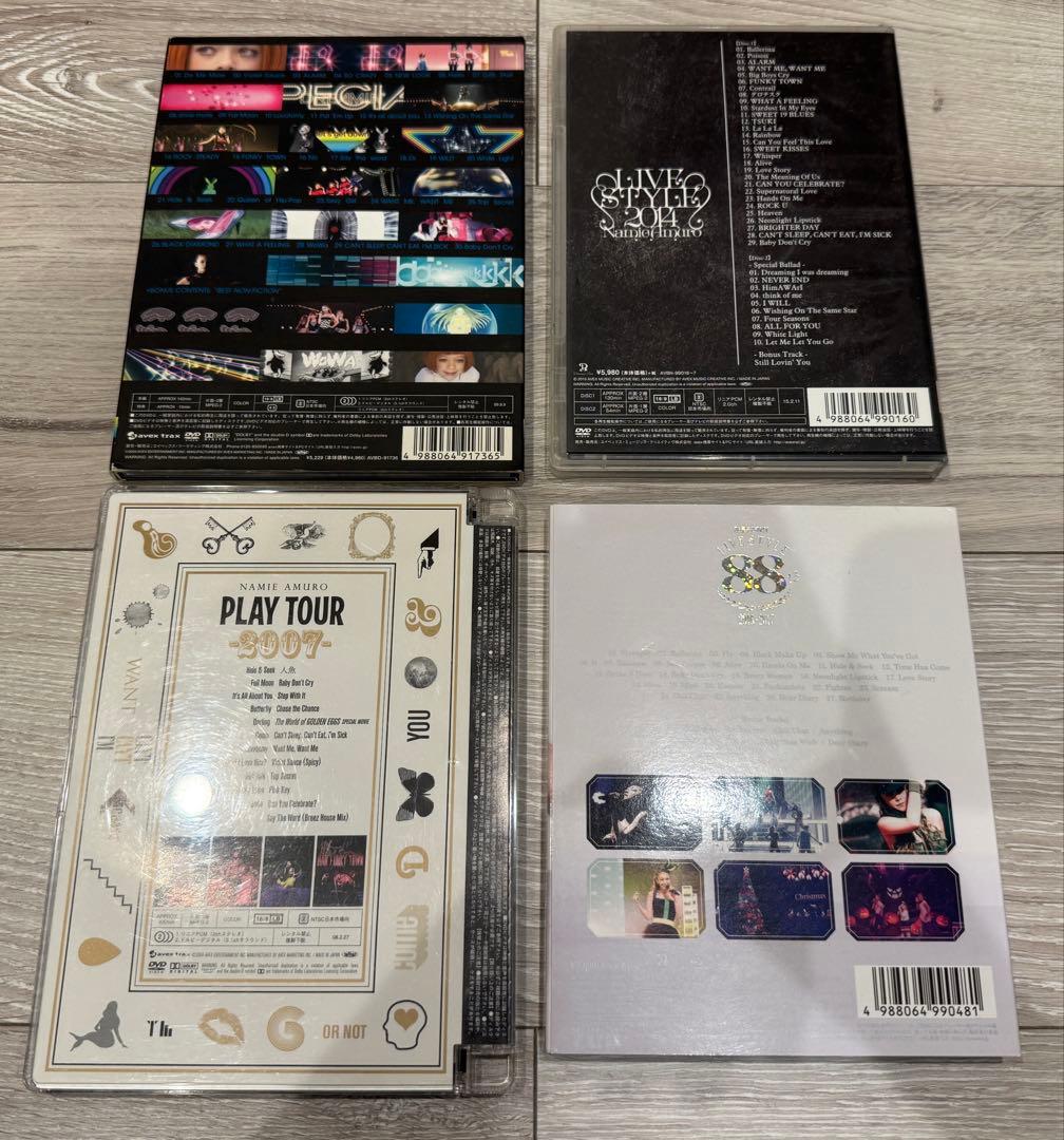 安室奈美恵 ライブDVD・Blu-ray 5点セット