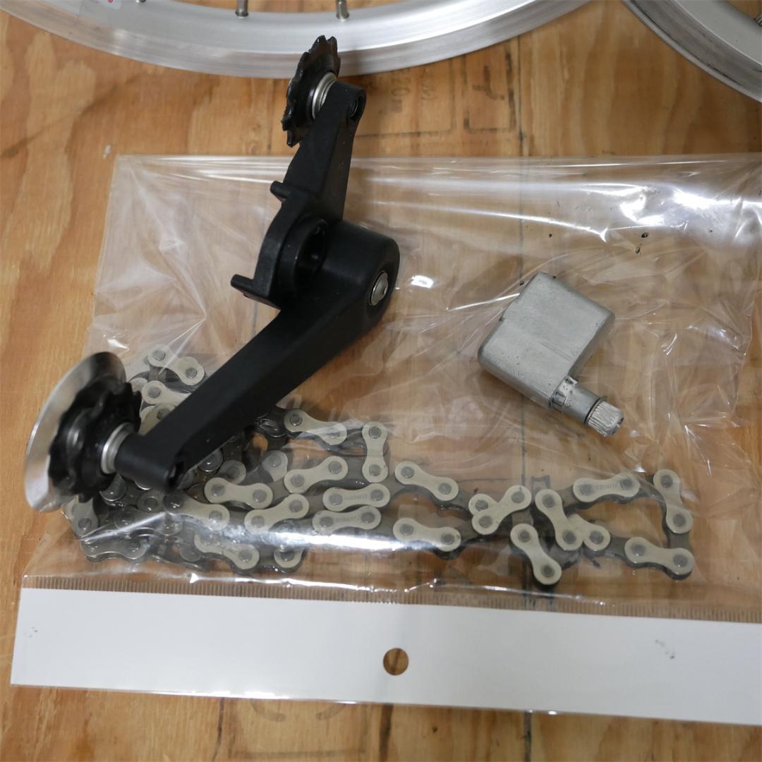 brompton 純正3速　ホイールセット　シフトレバー　チェーン　 2014