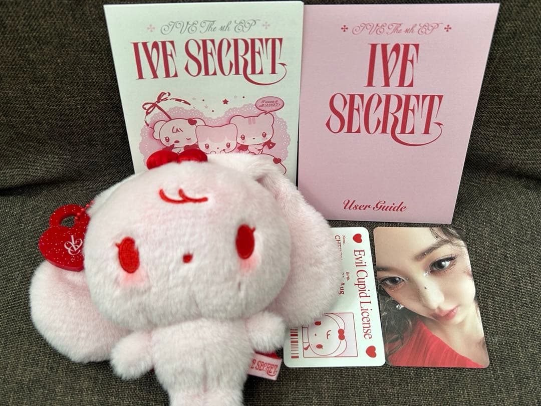 IVE SECRET EVIL CUPID ver ユジン ぬいぐるみ トレカ
