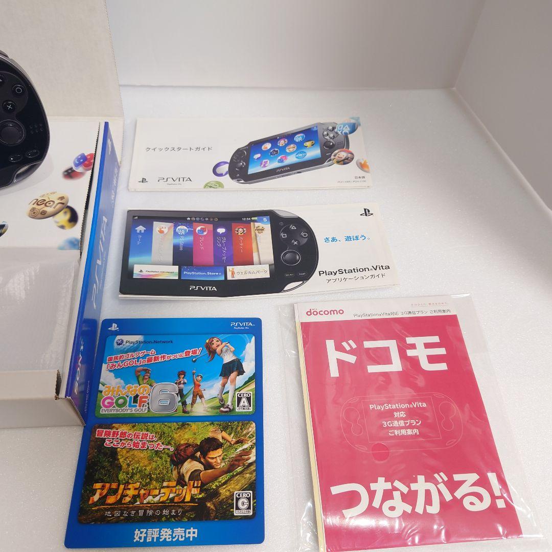 PS Vita PCH1100 ブラック 【ＩＰＳ液晶】【箱付き美品】
