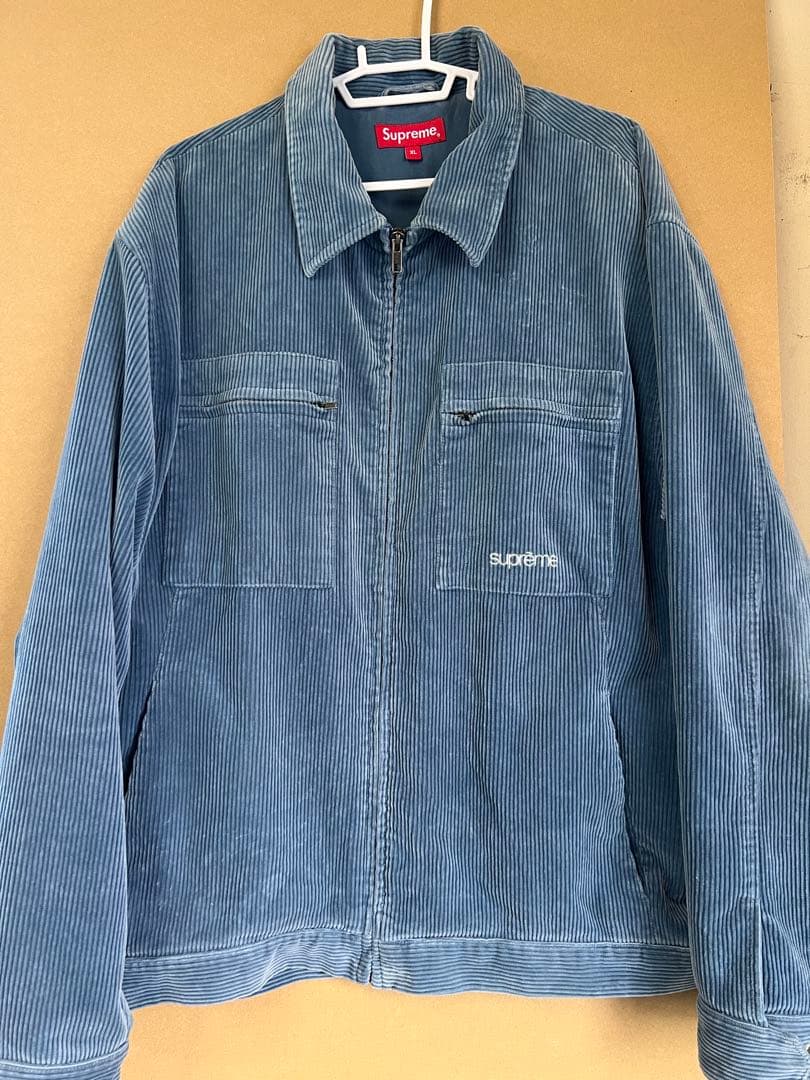 ジャケット・アウター Supreme Corduroy Work Jacket Blue XL