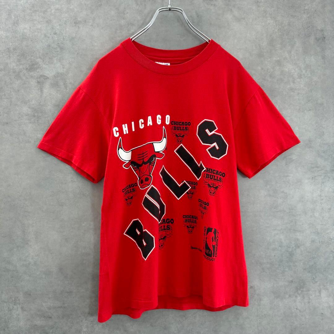 90s NBA Chicago Bulls シカゴブルズ プリントTシャツ M
