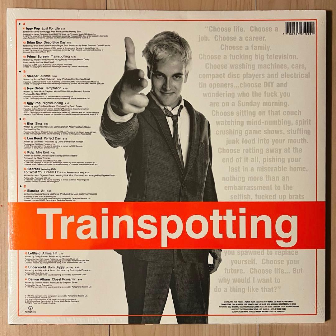 【新品未開封品 2枚組アナログレコード盤】トレインスポッティング サントラ