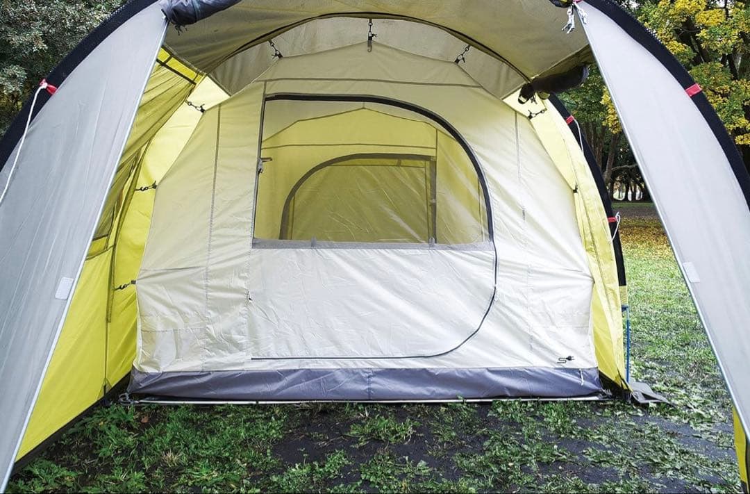 【簡単設営】　テントファクトリー フォーシーズン トンネル 2ルームテント