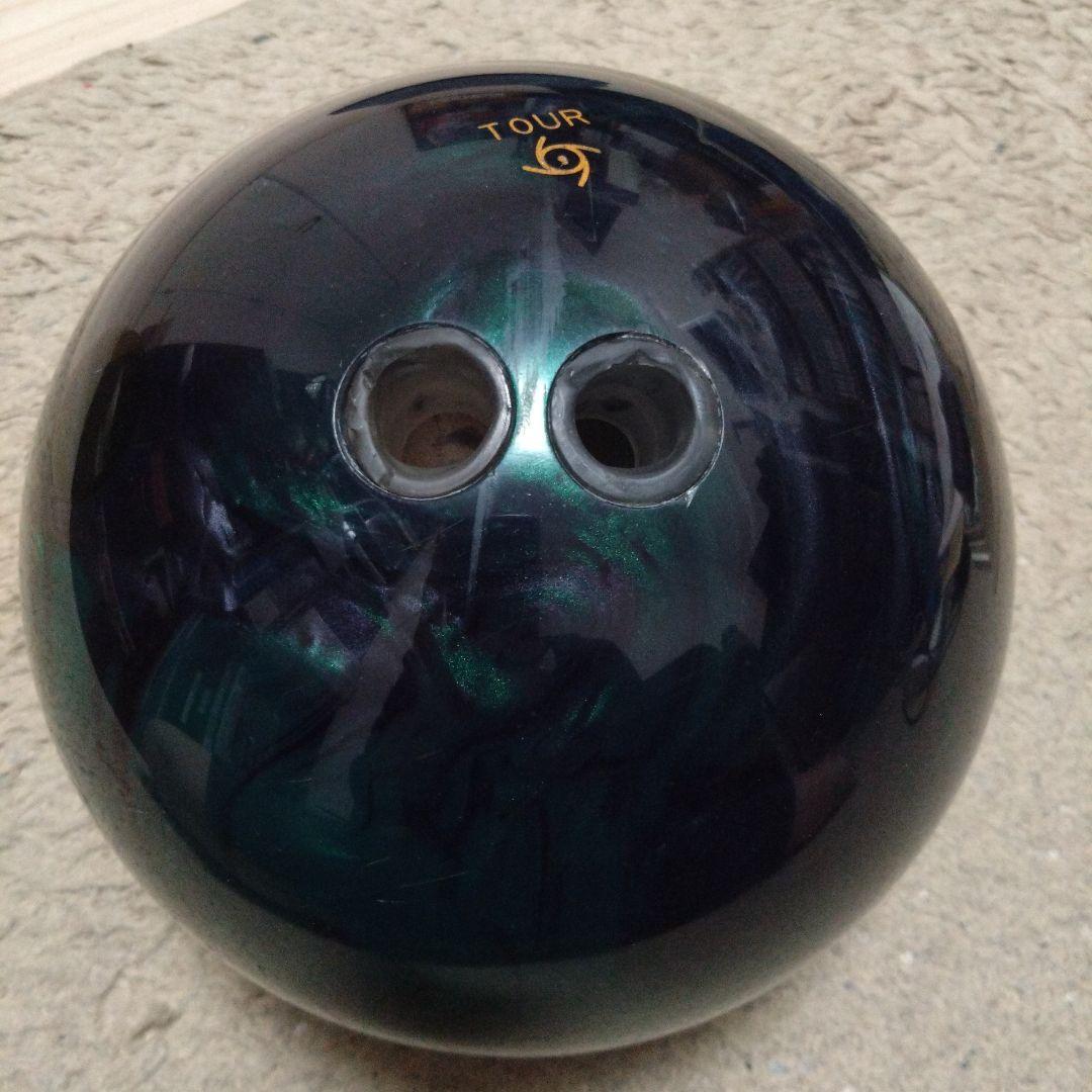 ボウリング　iqツアーダークグリーン　中古　14ポンド ストーム