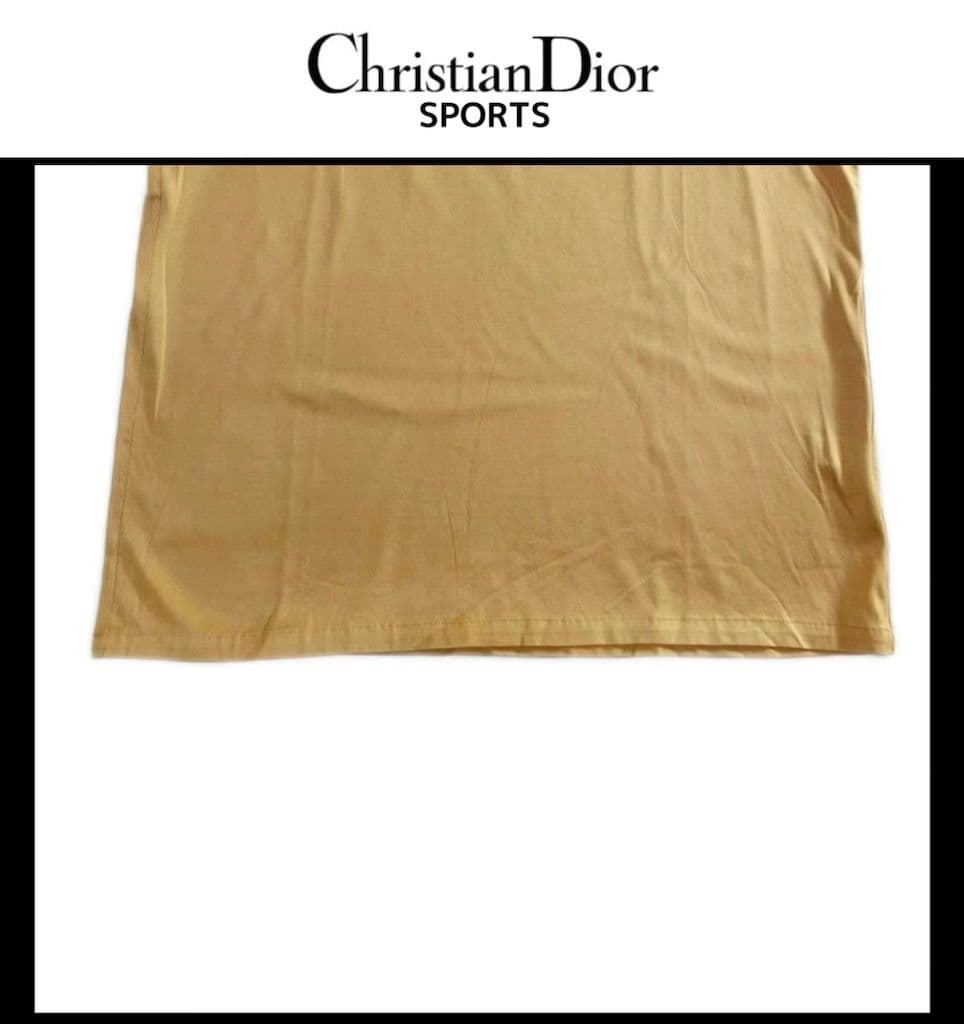 【希少品‼️】ディオール スポーツ 半袖ポロシャツ シャンパンゴールド M