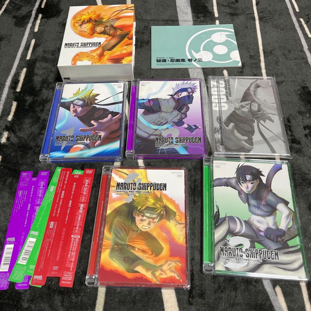 【忍画集完備】NARUTO疾風伝 DVD-BOX 5章セット 一部未開封 初回版