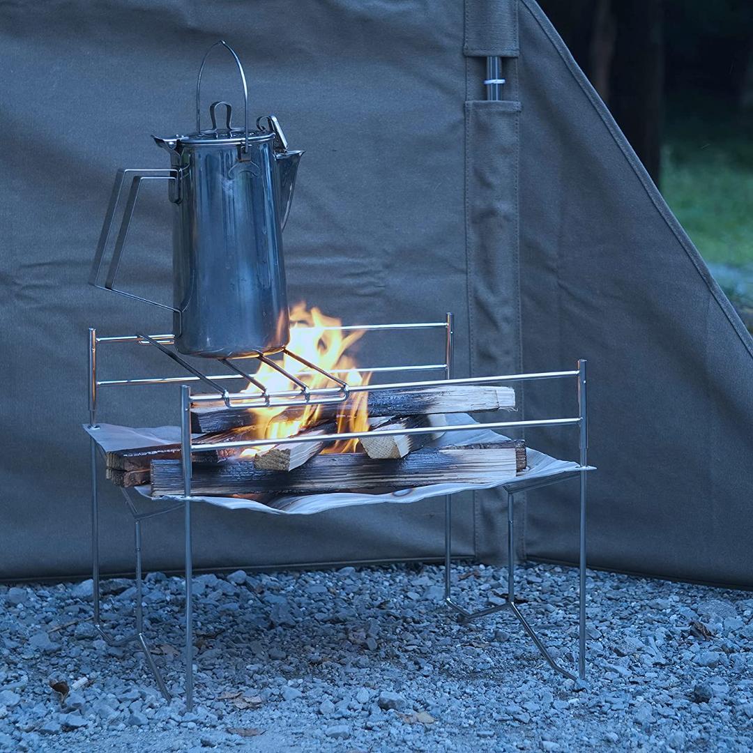CAMPING MOON／A3型 ソログリル ラージ ステンレス304 焚き火台
