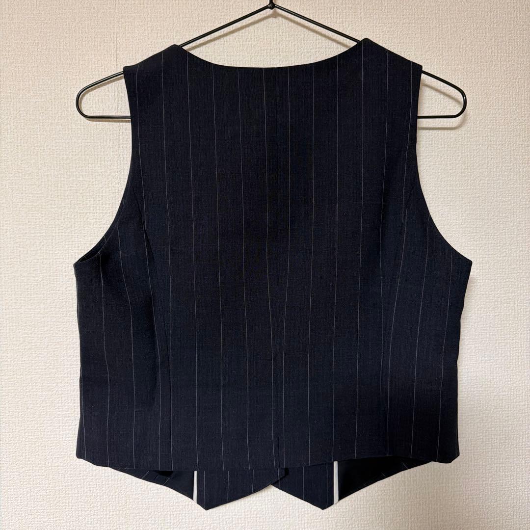 Stripe Conpact Vest トゥデイフル todayful