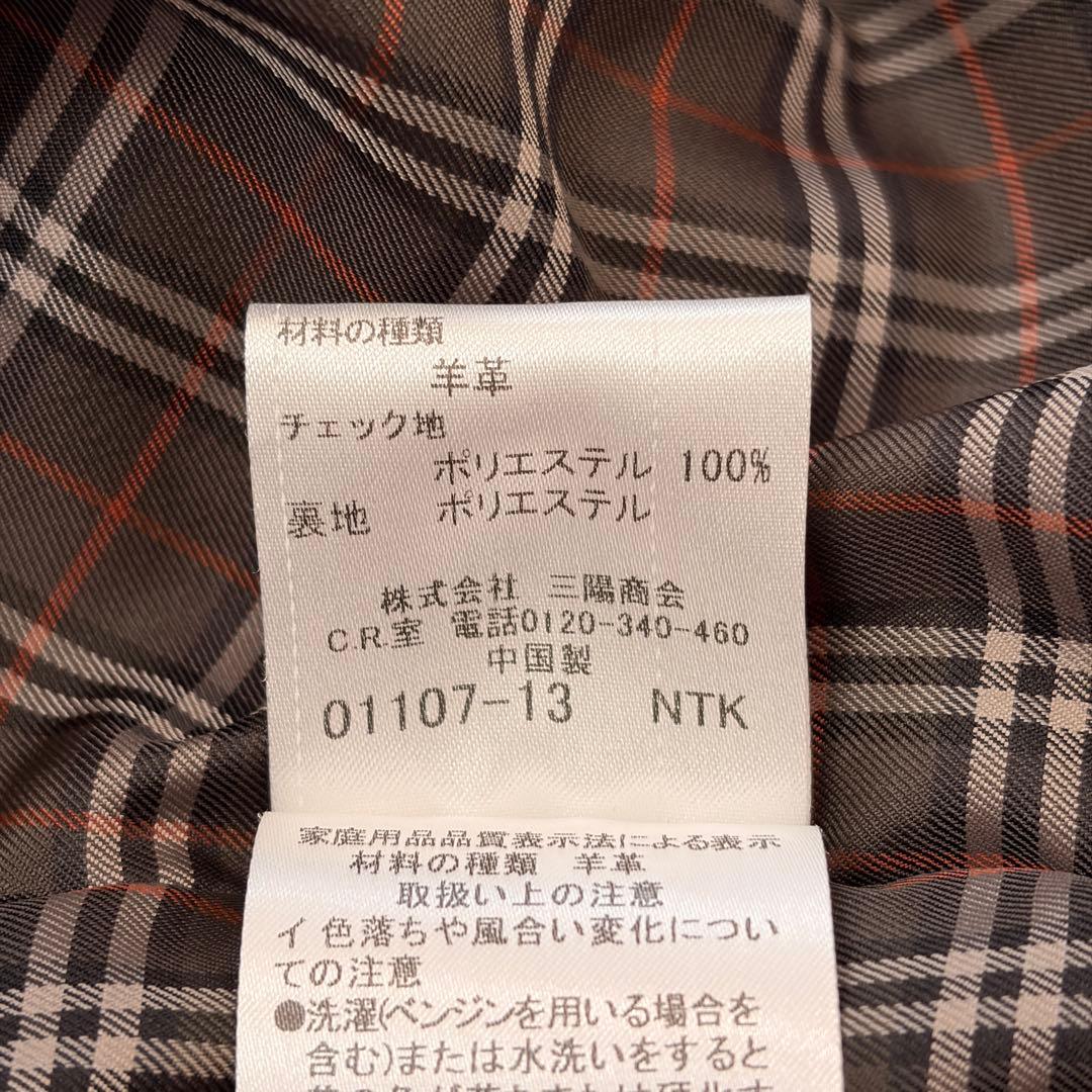 ✨希少美品✨ BURBERRY BLUCK LABEL レザージャケット フード