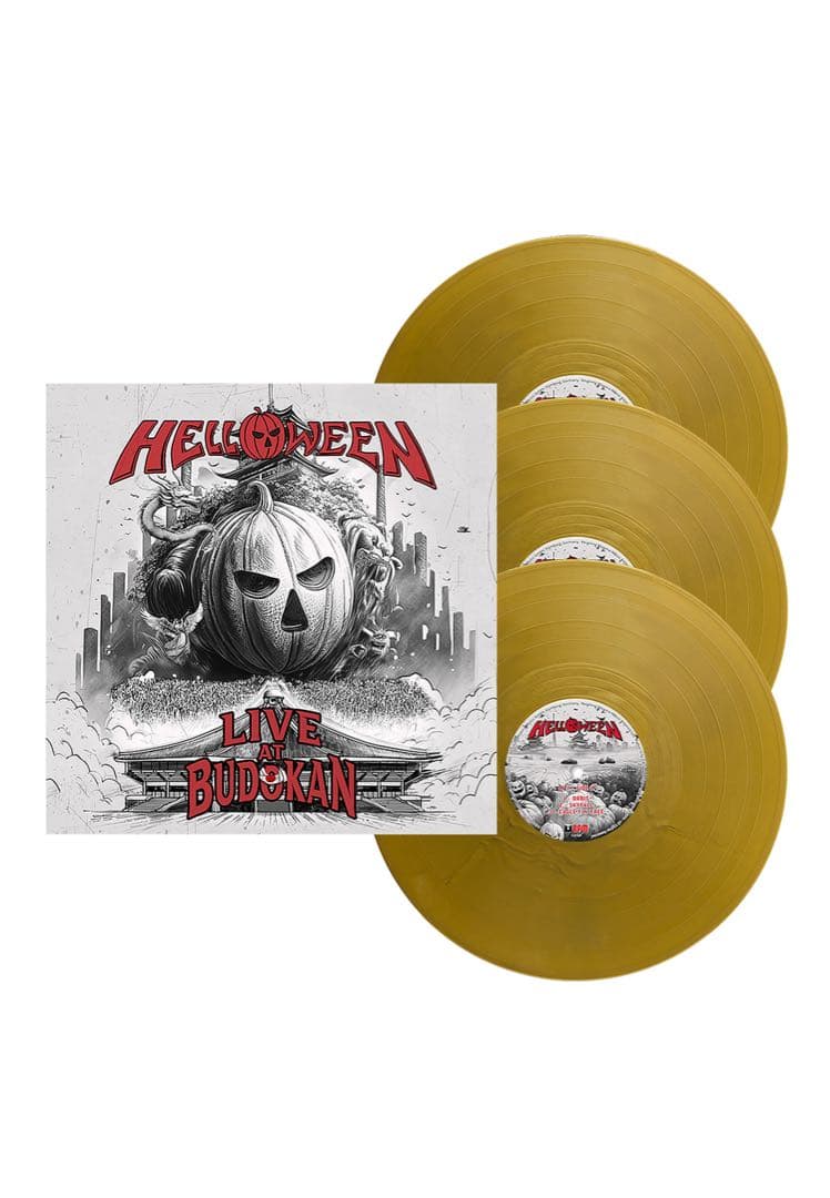 新品 HELLOWEEN LIVE AT BUDOKAN アナログレコード