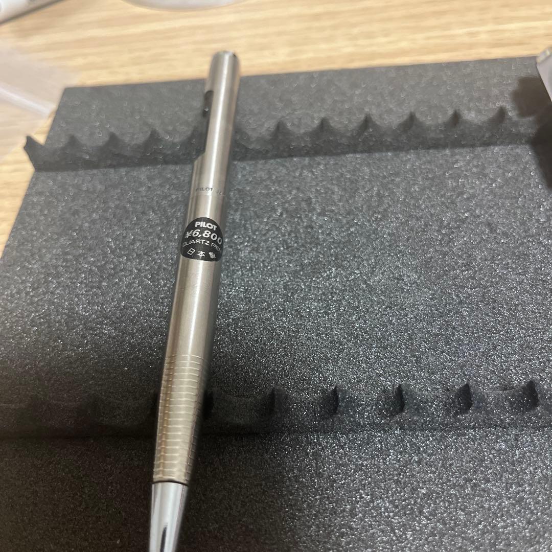新品未使用　廃盤　パイロット　プラチナ万年筆　クォーツペン　シャーペン