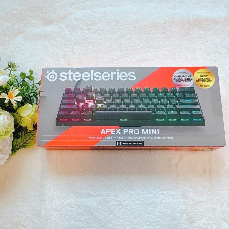 apex pro mini日本語配列箱付きゲーミングキーボード動作未確認　現状品