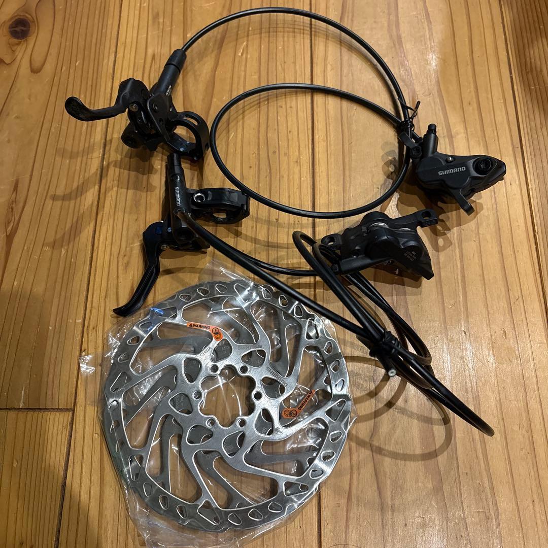 Shimano deore ディスクブレーキセット