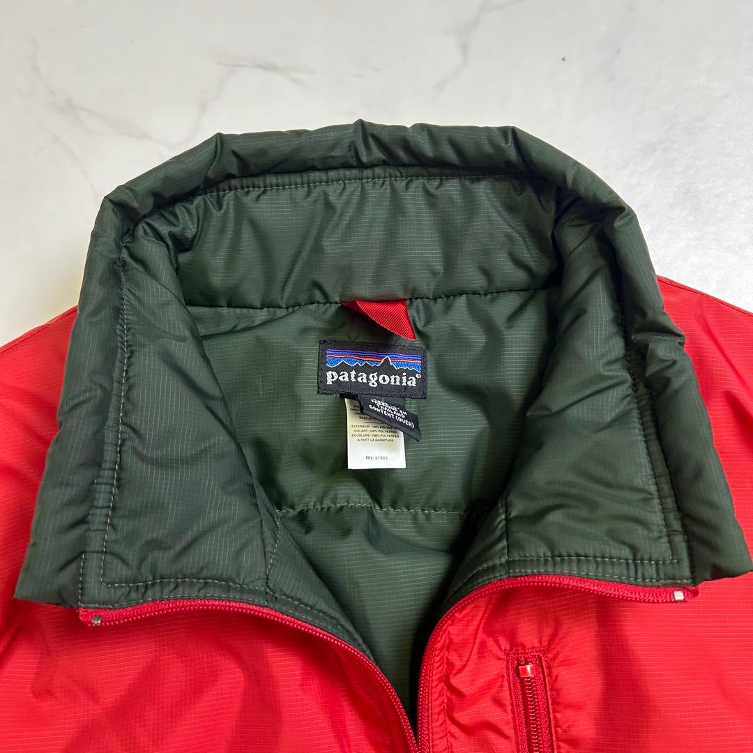 【美品】00年製 パタゴニア パフボールベスト プルオーバー レッド M