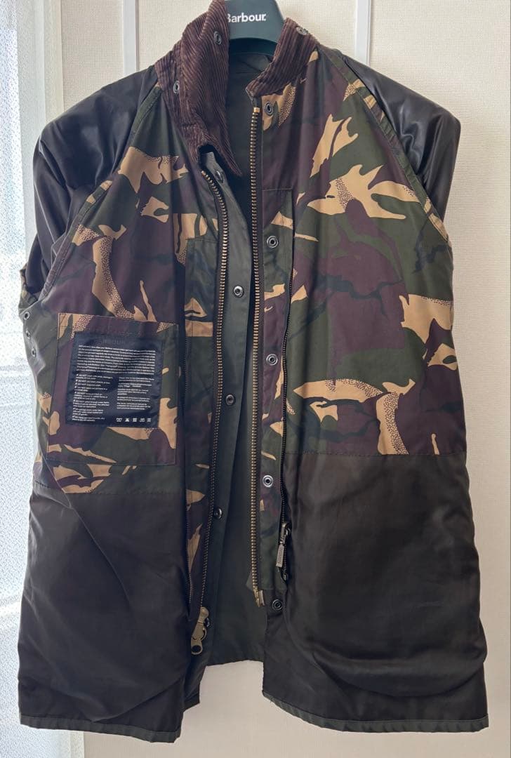 【メンズ】定番Barbour クラシックワックスジャケット オリーブグリーン38