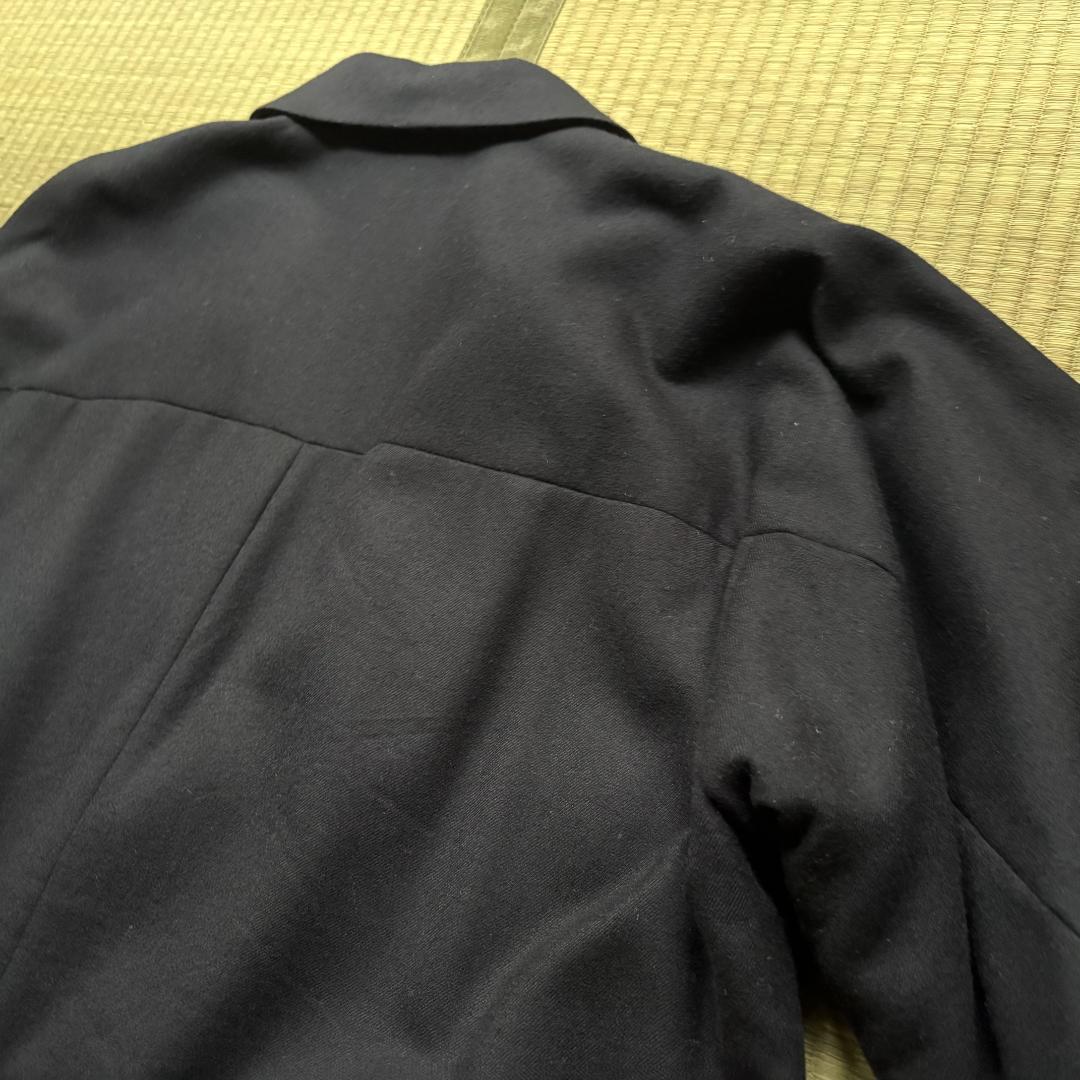 ASEEDONCLOUD ウールジャケット ガウン Navy サイズM