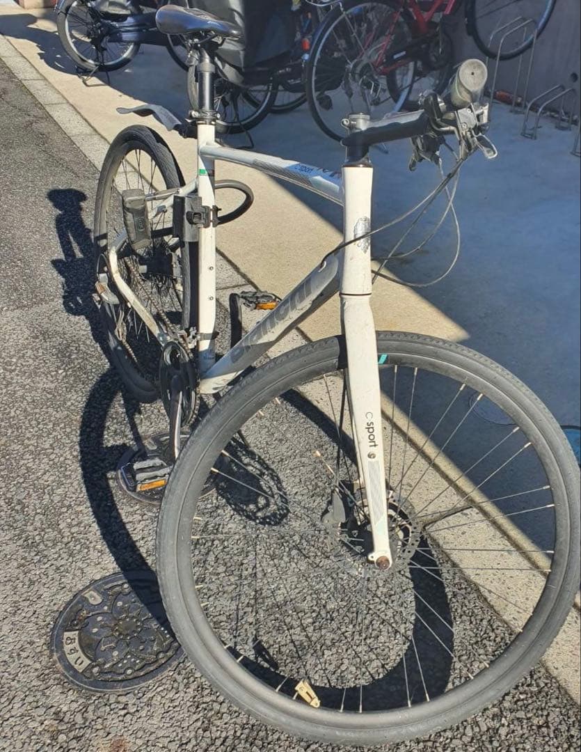 Bianchi C sport 2 葛飾区内直接受取　クロスバイク ホワイト