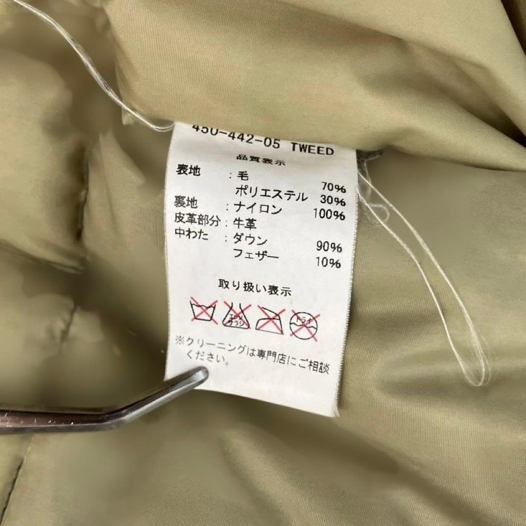ロッキーマウンテン ダウンベスト 38サイズ ベージュ レザー T92m