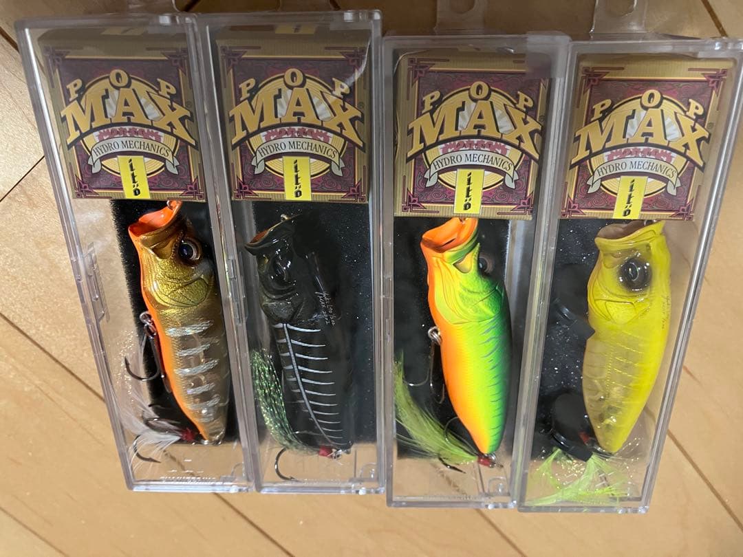 Megabass POP MAX メガバスルアー 4色セット