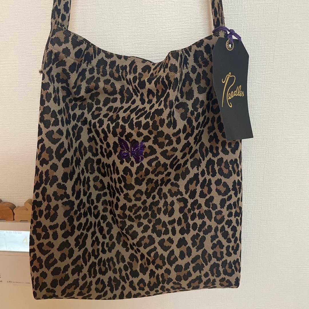 Needles ヒョウ柄 ショルダーバッグ