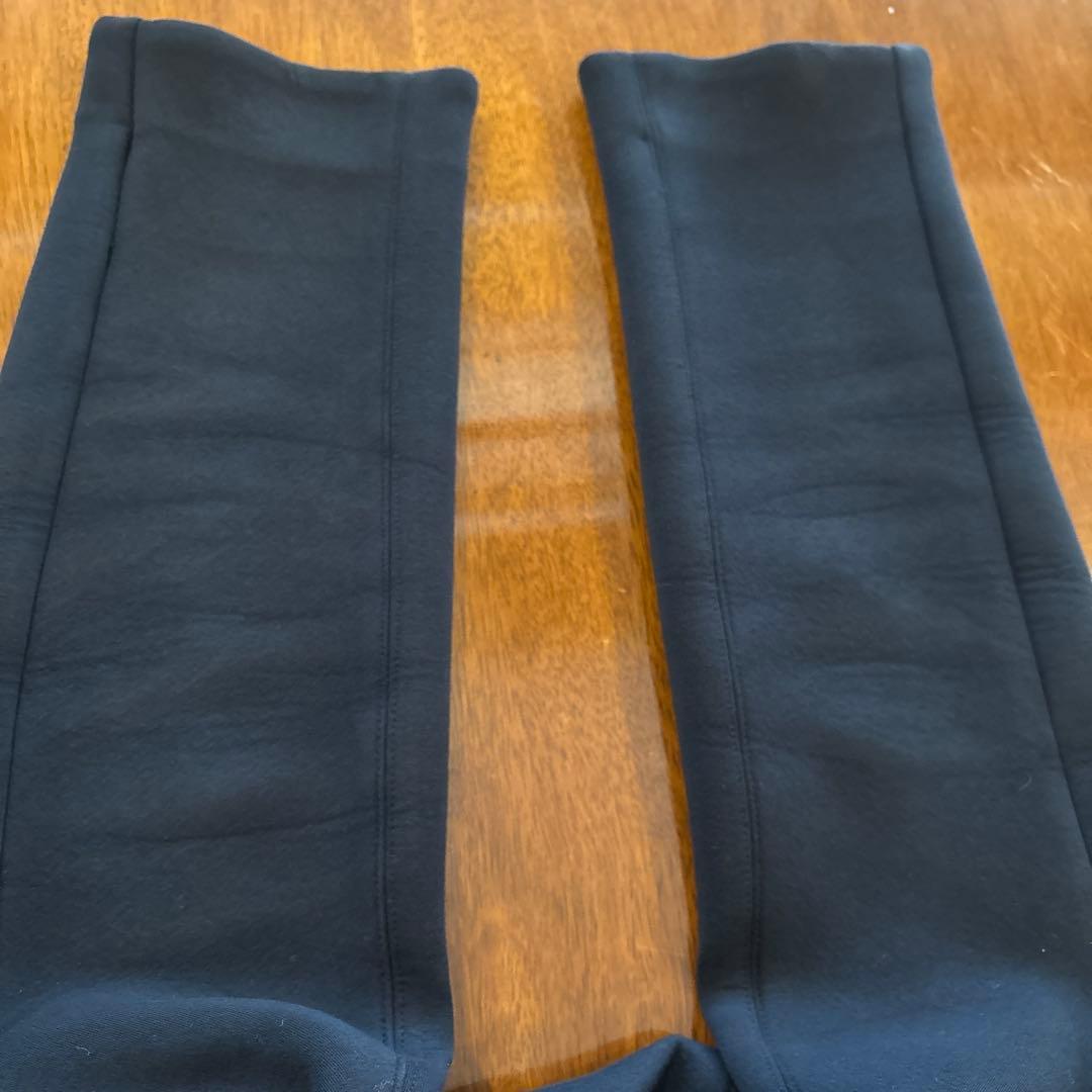 'S Max Mara フーディ ダブルフェイスビスコースコート ネイビー　M
