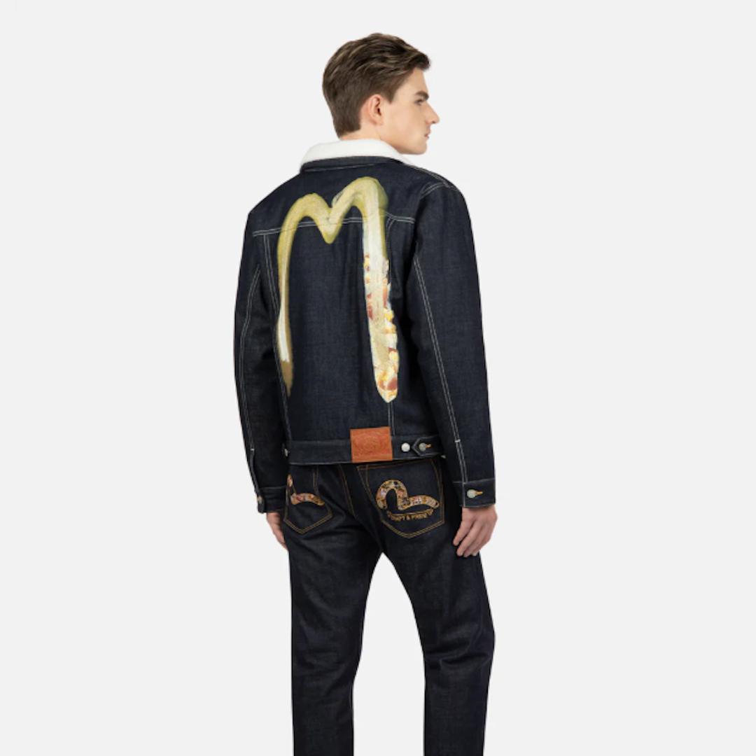 【完売品！希少XL】EVISU デニムジャケット 大黒 カモメ 道楽 Gジャン