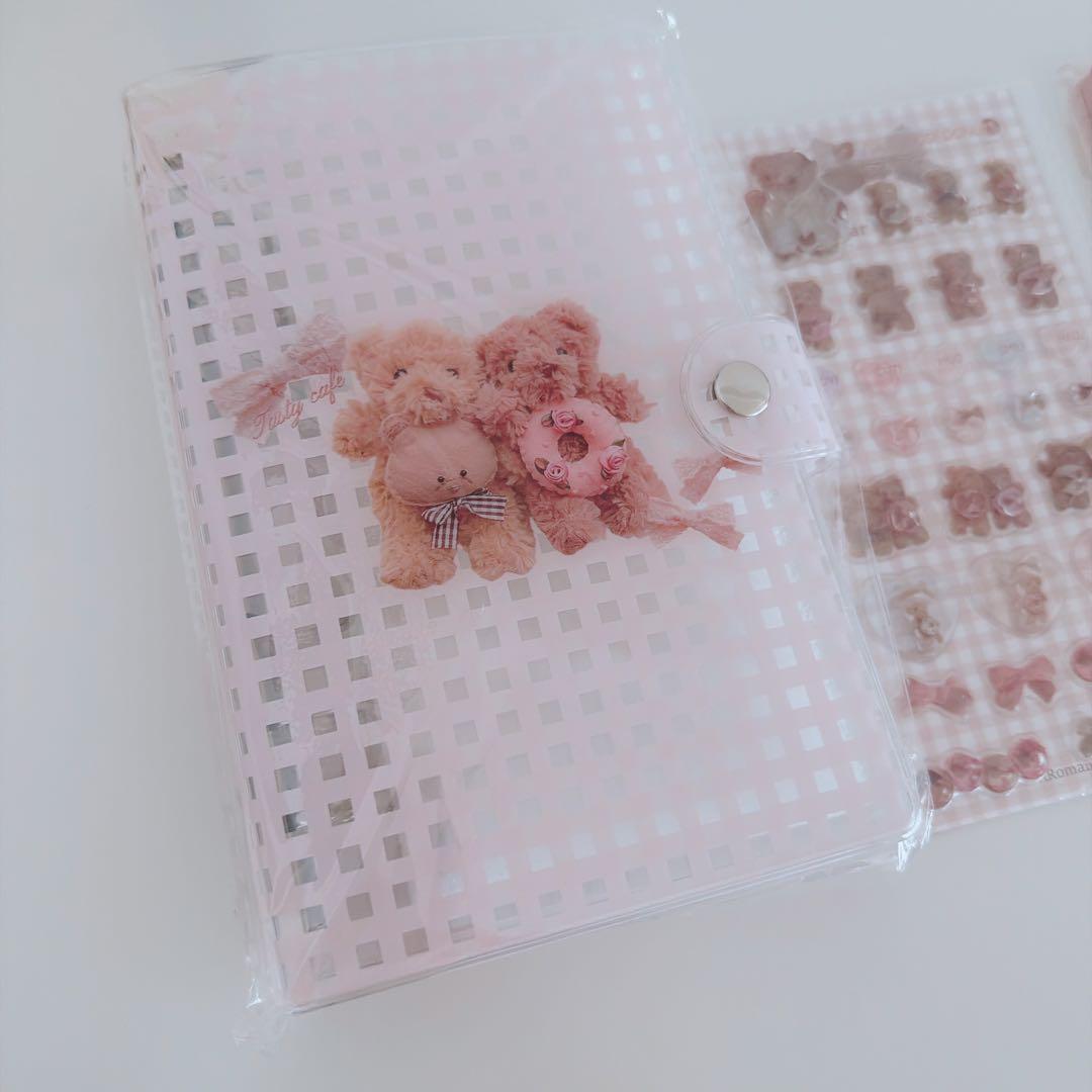 即完売!Aromantic様 新作 ・:*+. クリアバインダー ベアセット♡