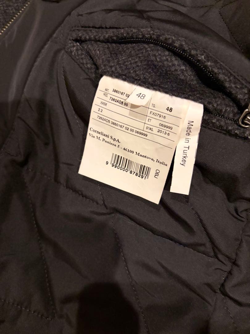 CORNELIANI CC COLLECTION 中綿フード付きジャケット