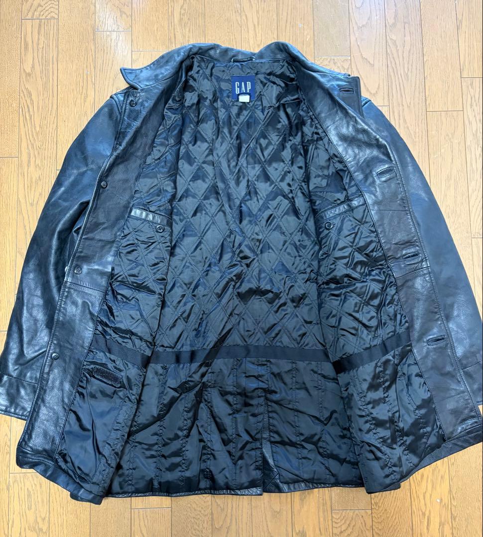 90s OLD Gapオールド ギャップ レザー カーコート 野村訓市 着用