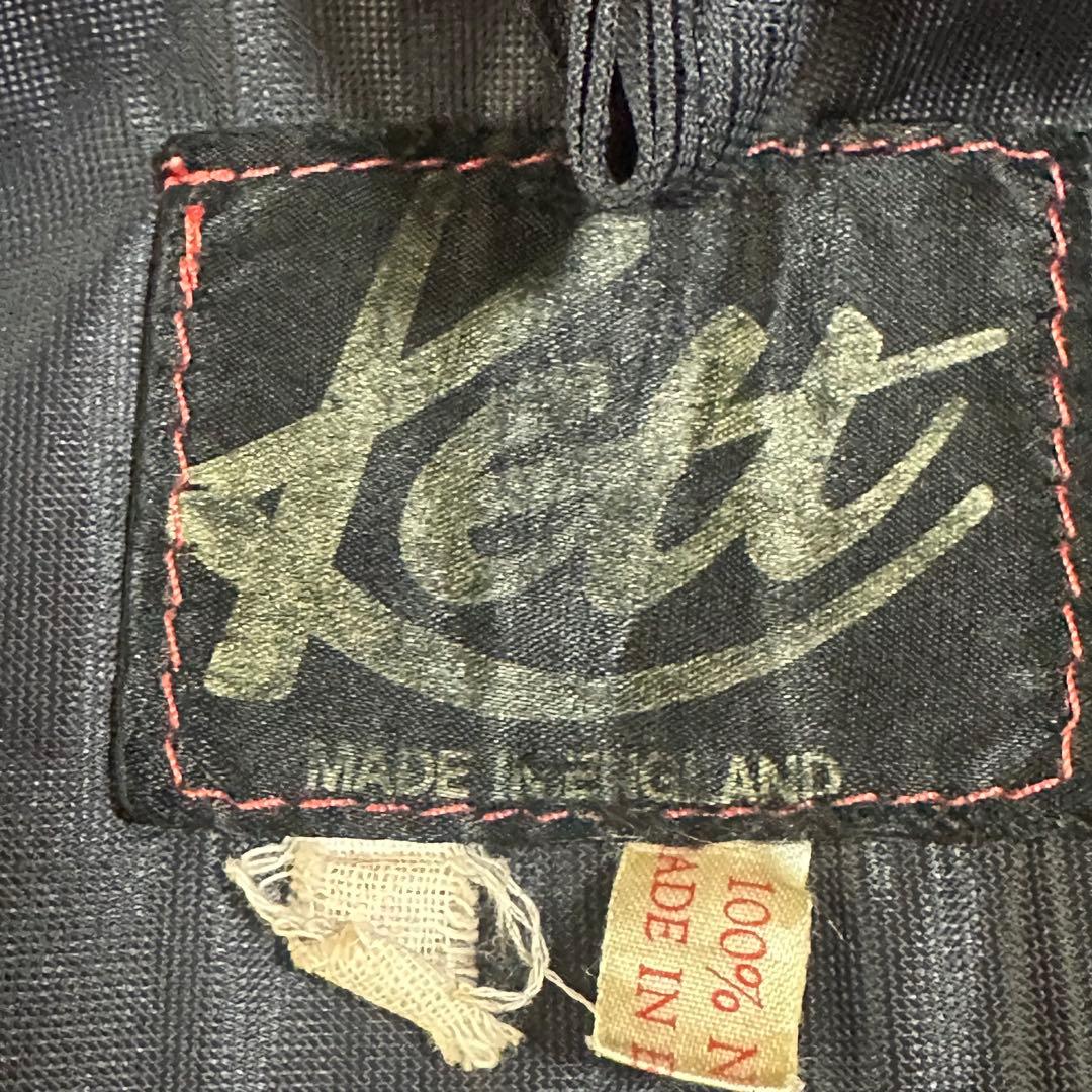 70s Kett Leathers Red Leather 英国製 本革