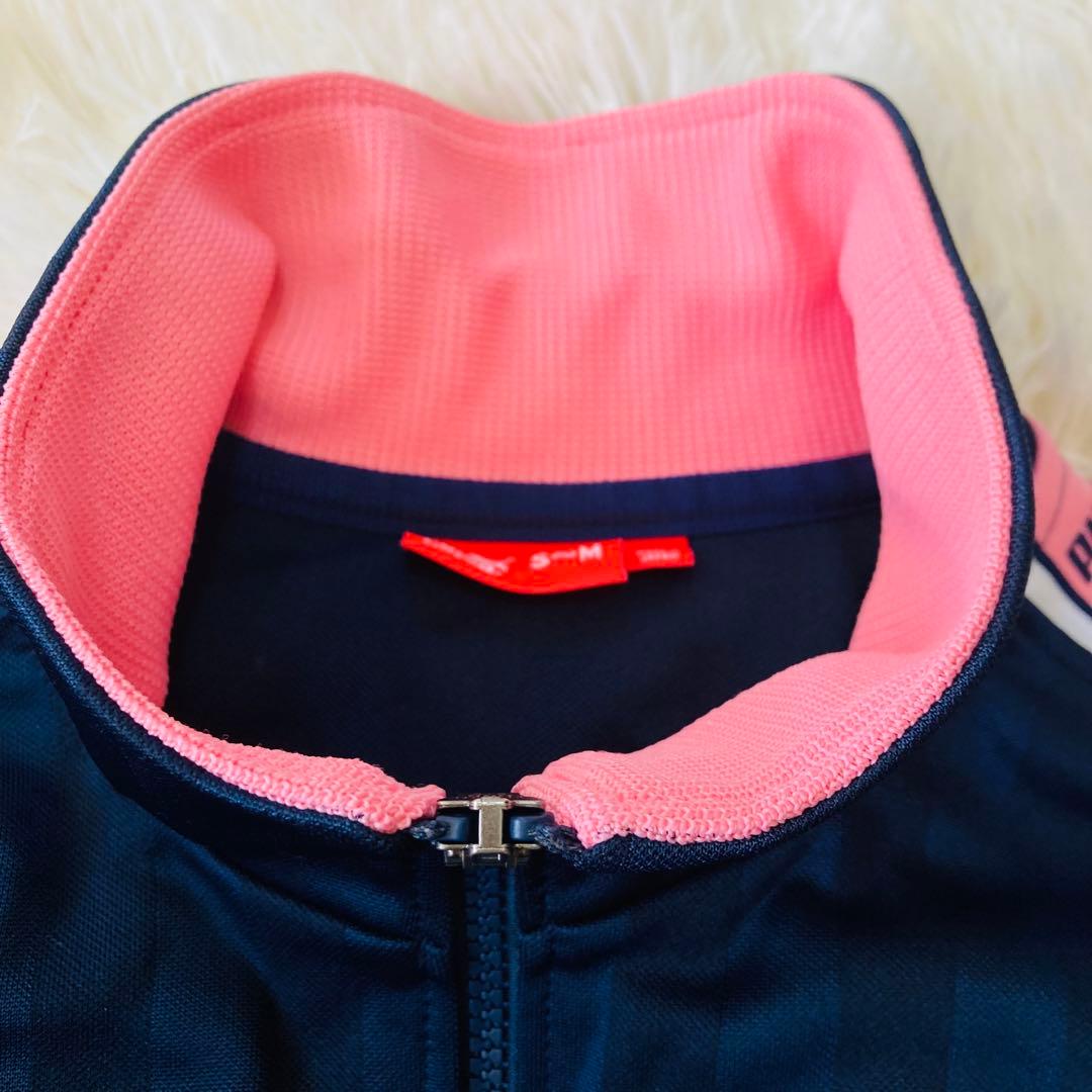 PUMA プージャー　セットアップ　ピンク　刺繍ロゴプリント