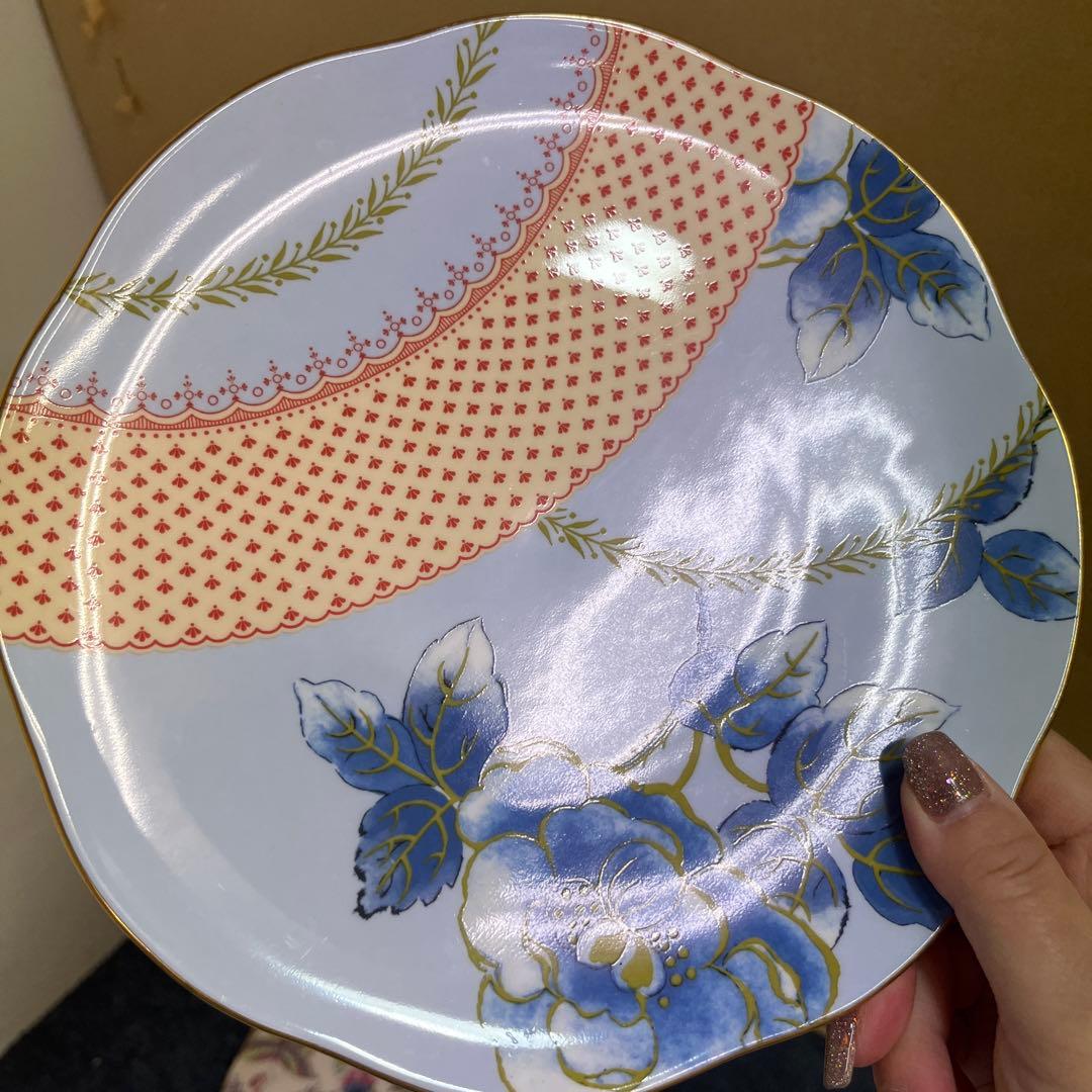 ウエッジウッド ハーレークイン バタフライブルーム プレート20cm