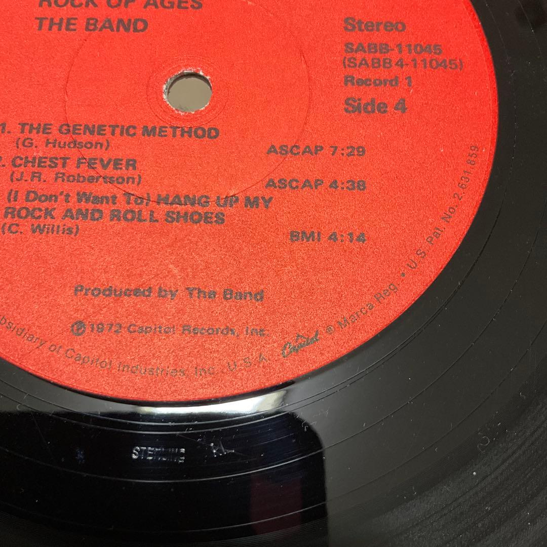 The Band Rock of Ages 米盤レコード　ザ・バンド