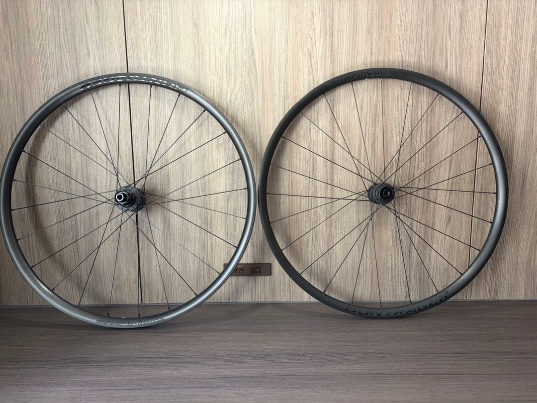 【美品】Bontrager Paradigm Disc前後ホイール　シマノアルミ