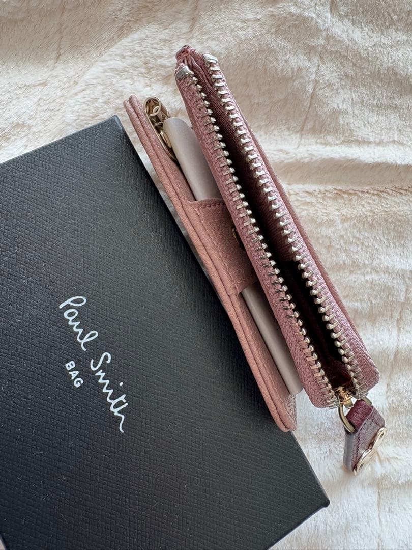 ✳︎新品未使用✳︎Paul Smithポールスミスハートプル ピンクレザーキーケース