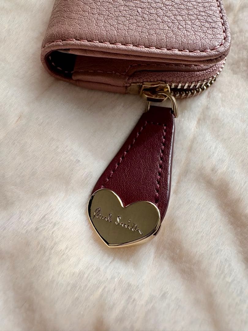 ✳︎新品未使用✳︎Paul Smithポールスミスハートプル ピンクレザーキーケース