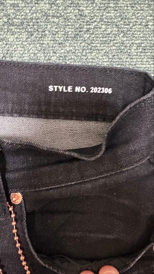 Purple brand 28 ブラック デニム　正規品　値下げ◯