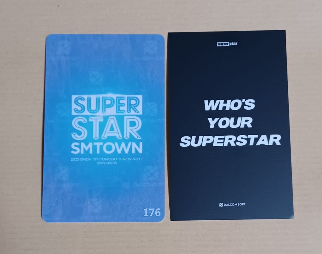 SHINee　オニュ　SUPERSTAR ONEW NOTE  トレカ