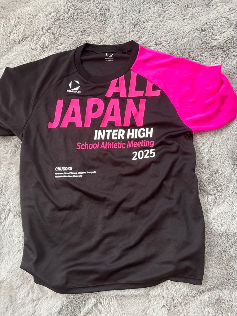MOVE SPORT インターハイ陸上Tシャツ　Lサイズ