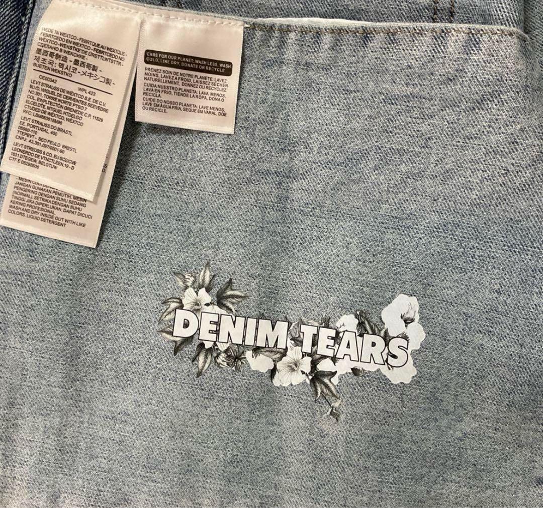 M*ジ様 Denim tears Levi's 花柄デニムジャケット S デニム