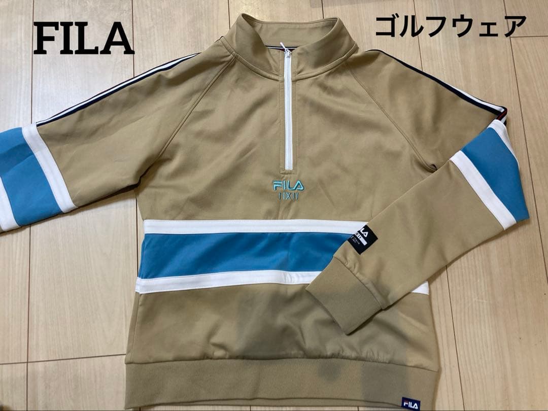 FILA ジップアップウェア ベージュ　レディース