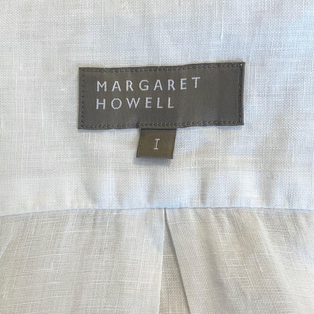 【希少人気◆未使用に近い◆麻100%】マーガレットハウエルリネンシャツ白ホワイト