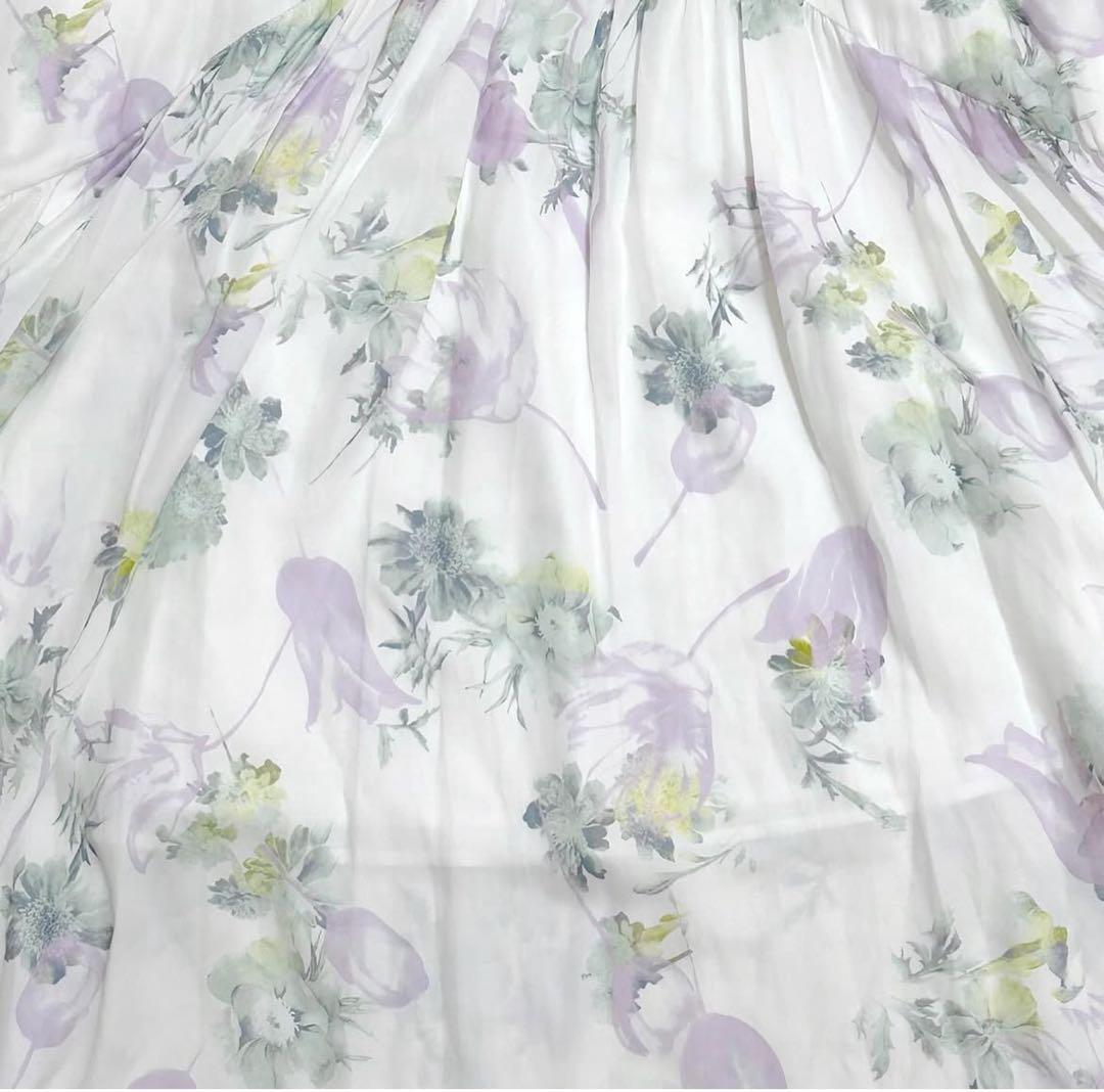 ワンピース Herlipto Spring Bouquet Satin Dress M