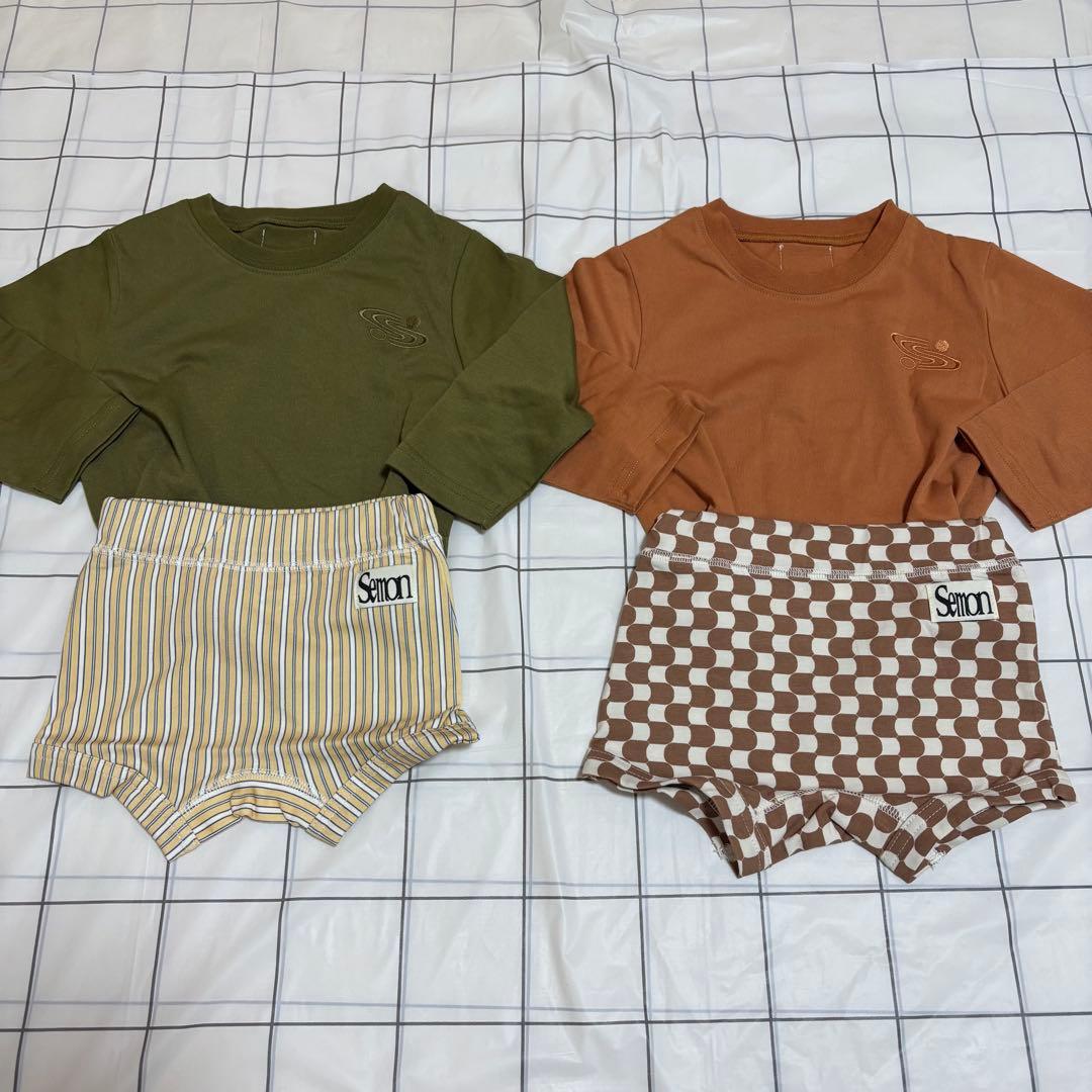 semon Tシャツ・ショートパンツセット 90